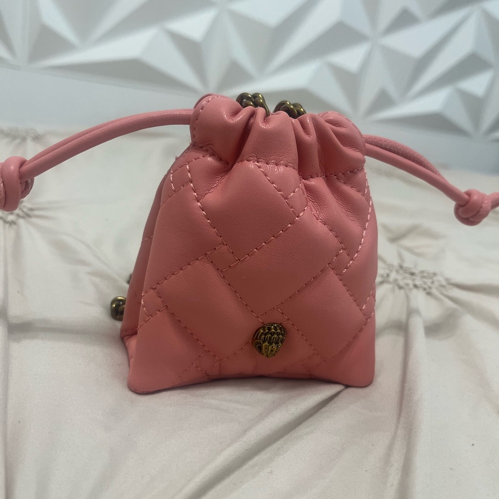 Kurt Geiger Pink Quilted Mini Chain Crossbody - Picture 6 of 10